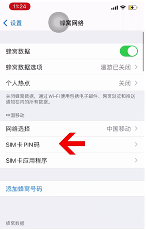 宜宾苹果14维修网分享如何给iPhone14的SIM卡设置密码 