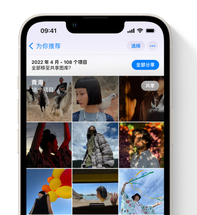 宜宾苹果维修网点分享在 iPhone 上使用共享图库 