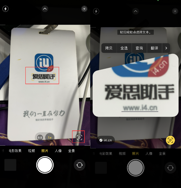 宜宾苹果手机维修分享升级iOS 16后如何通过相机翻译文本 