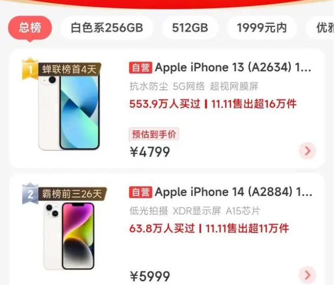 宜宾苹果14维修分享iPhone14配置不如同价位的安卓还能大卖 